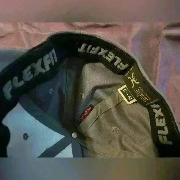 Hooey hat flex fit s-m  grey and pink - Picture 3 of 3